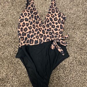 Leopard One Piece Swimsuit